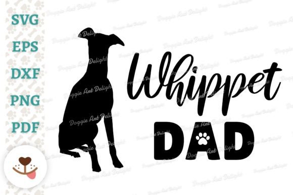 Download Whippet Dad Design Svg Png Dxf Cut Files - Png Collection