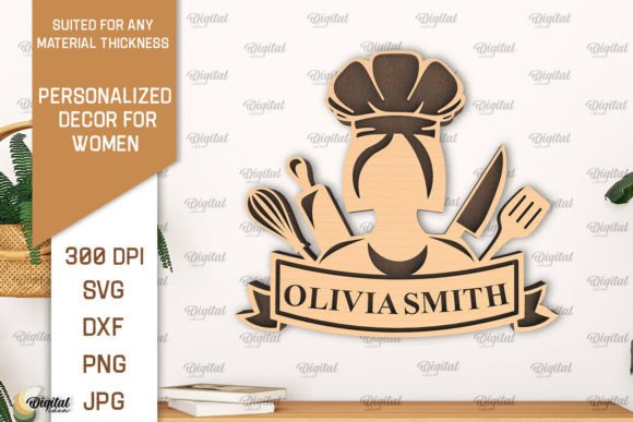 Download Personalized Decor for Women Laser Cut - Personalized decor Collection
