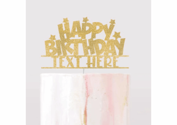 Download Cake Topper Svg, Happy Birthday Svg, Png - Png Collection