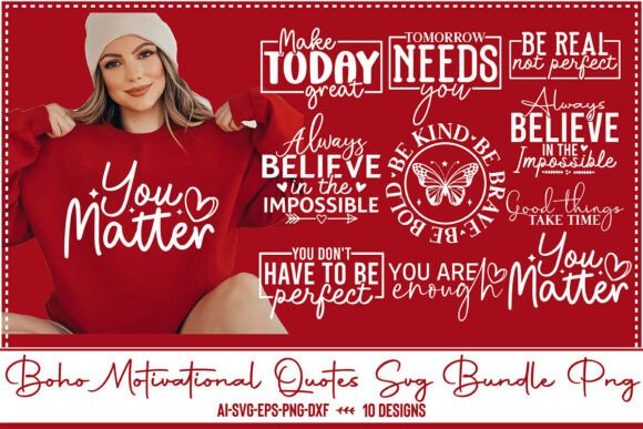 Download Boho Motivational Quotes Svg Bundle Png - Png Collection