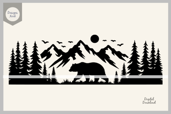 Download Bear Wildlife SVG Clipart Silhouette PNG - Png Collection