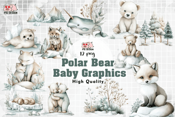 Download Polar Bear Baby Graphics PNG - Png Collection