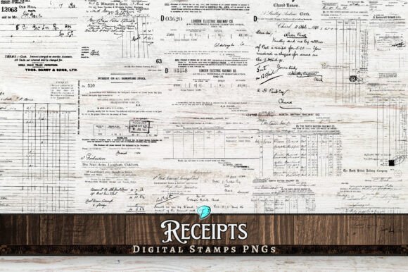 Download Receipts Digital Stamps PNGs - Png Collection
