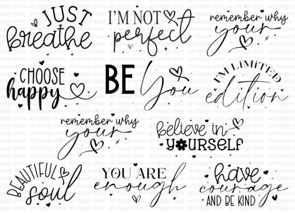 Download Boho Inspirational Quotes SVG PNG Bundle - Png Collection
