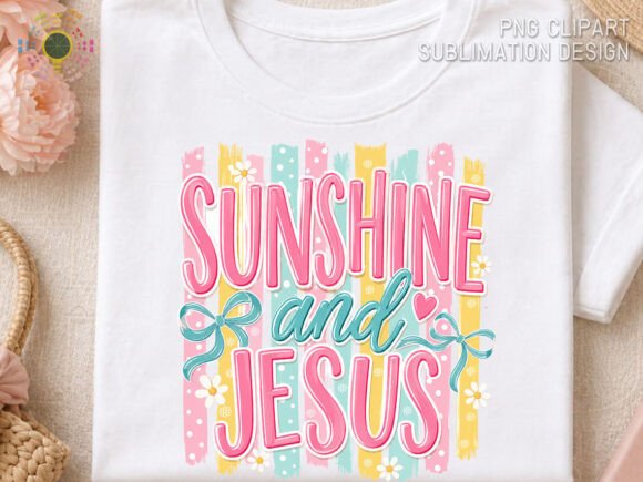 Download Sunshine and Jesus Retro Brushstroke PNG - Png Collection