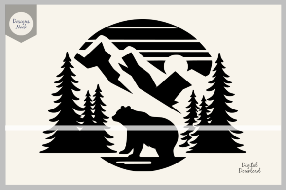 Download Bear Wildlife SVG Clipart Silhouette PNG - Png Collection