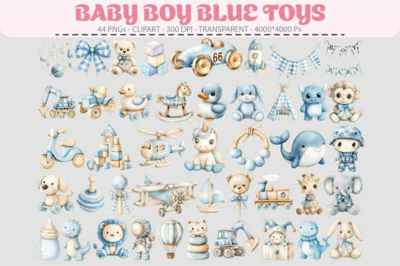 Download Baby Boy Blue Toys Clipart – 44 PNGs - Png Collection