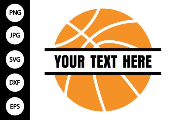 Download Basketball Split Monogram SVG, PNG, DXF - Png Collection