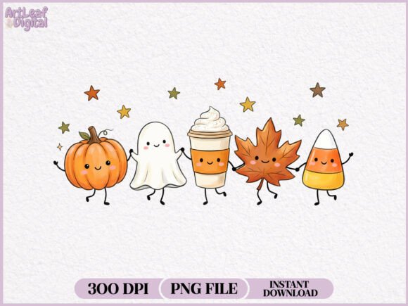 Download Cute Fall Autumn Halloween PNG - Png Collection