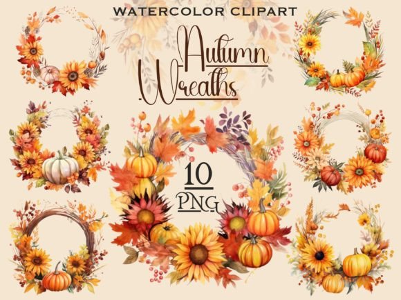 Download Autumn Wreath Thanksgiving PNG Clipart - Png Collection