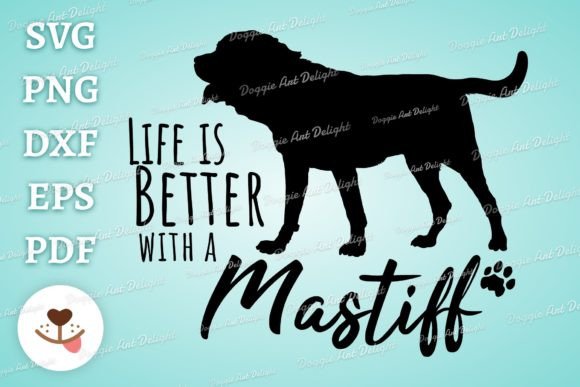 Download Mastiff Dog Lover Svg Png Dxf Cut Files - Png Collection