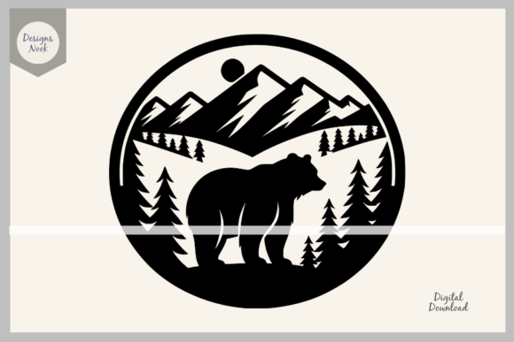 Download Bear Wildlife SVG Clipart Silhouette PNG - Png Collection