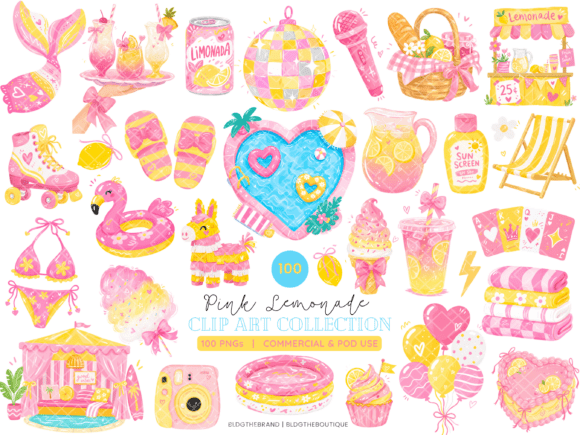 Download 100 Pink Lemonade Pool Party PNG Clipart - Png Collection