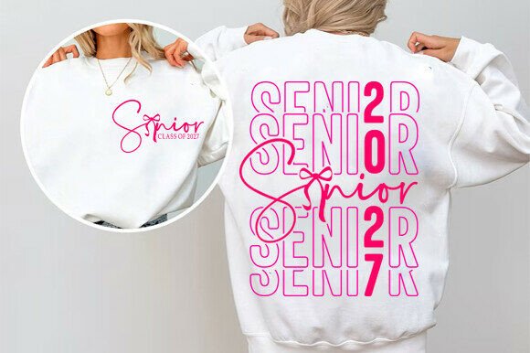 Download Senior 2027 SVG, Coquette Graduation PNG - Png Collection