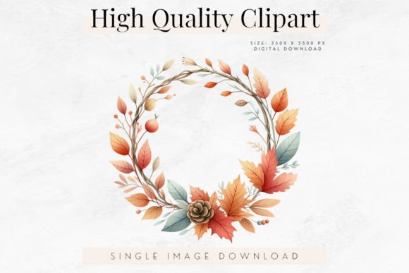 Download Fall Wreath PNG Clipart, Autumn Leaves - Png Collection