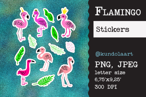 Download Stickers Flamingo, Summer. PNG - Png Collection