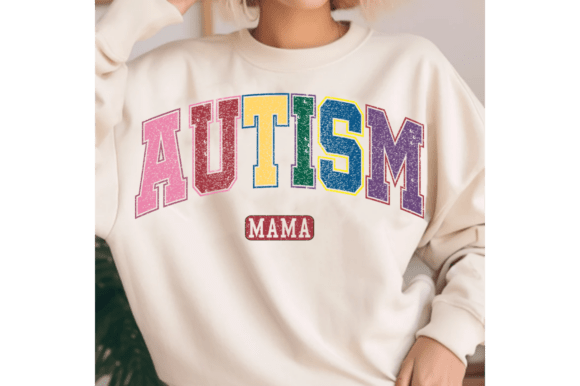 Download Autism Mama Embroidery SVG PNG - Png Collection