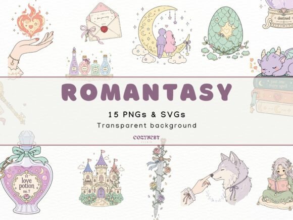 Download Romantasy Cliparts, Cute Fantasy PNGs - Png Collection