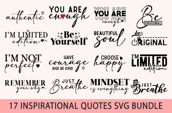 Download Boho Inspirational Quotes Svg Bundle,PNG - Png Collection