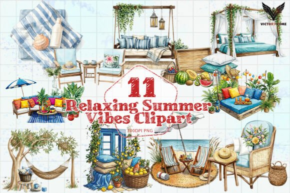 Download Relaxing Summer Vibes Clipart PNG - Png Collection