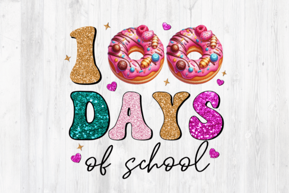Download 100 Days of School Donut Clipart PNG - Png Collection