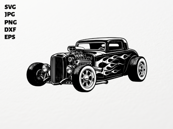 Download Hot Rod SVG for Cricut Sublimation PNG - Png Collection