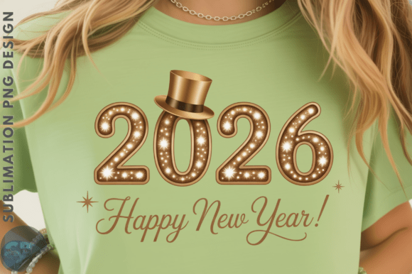 Download Happy New Year 2026 PNG Design - Png Collection