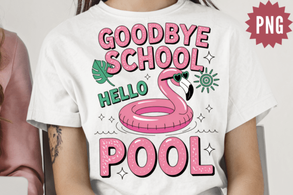 Download Goodbye School Hello Pool Summer PNG Des - Png Collection
