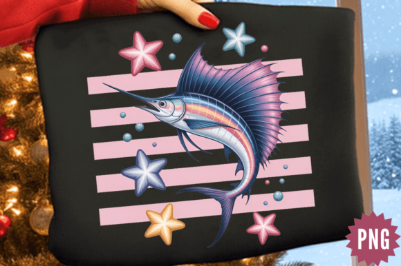 Download Colorful Sailfish Stripe Clipart PNG Des - Png Collection