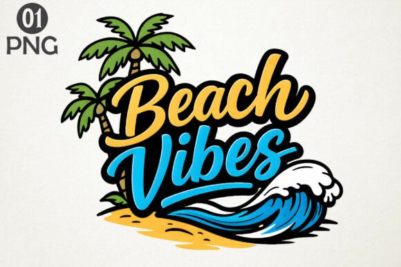 Download Beach Vibes Tropical PNG Clipart Design - Png Collection