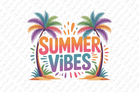 Download Summer Vibes Clipart PNG Sublimation - Png Collection