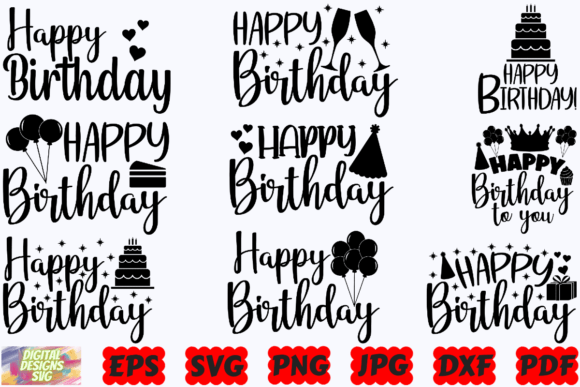 Download Happy Birthday SVG | Birthday SVG | PNG - Png Collection