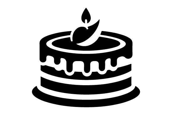 Download Cake Silhouette Birthday SVG PNG Vector - Png Collection