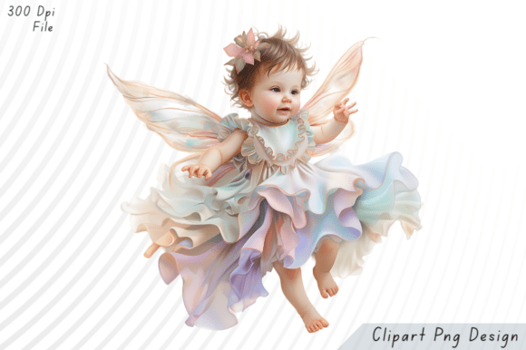 Download Whimsical Baby Fairy PNG Clipart - Png Collection